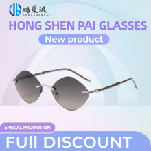 Hybrid Material Series Gradient Lens Rimless Shades