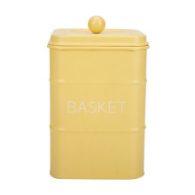 Контейнер для хранения чая с шариковой ручкой, желтый