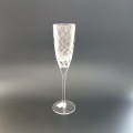 mouth blown goblet glass for martini wine glass