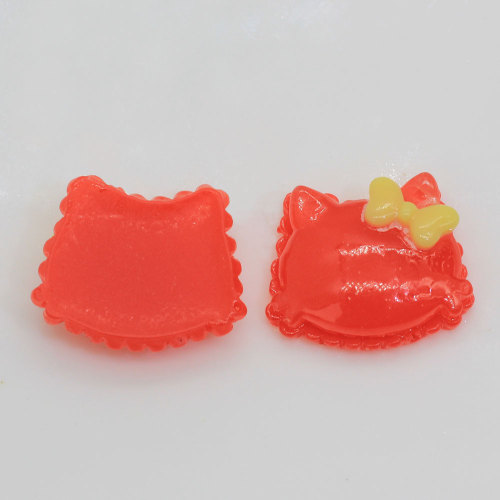 Günstige bunte Mini Katzenform Harz Cabochon Flat Back Charms für DIY Toy Decor Mädchen Kleidungsstück Accessoires Perlen