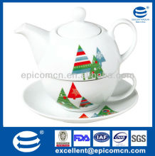 christmas porcelain teaset for one person EX8412