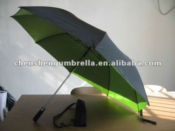 two tones large fold umbrella