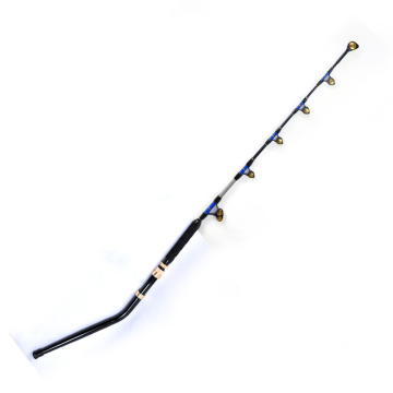 6' eliminator alu bent butt PAC BAY rollier guide 130LBS boat rods boat fishing trolling rod sea fishing rod