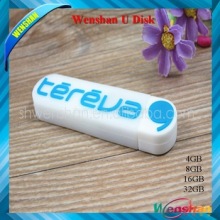 OEM pvc rectangle usb flash drive with container shape