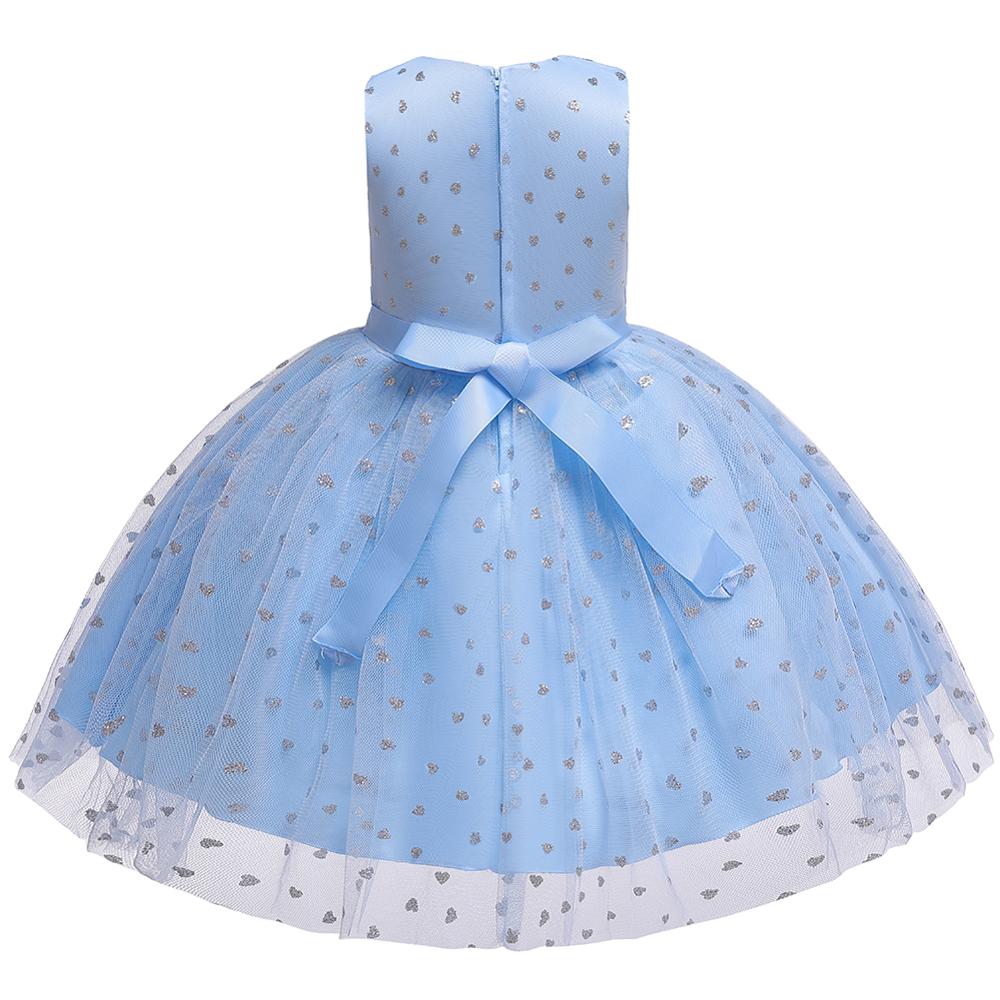 2019 hot sale baby children party frocks girls demin yarn dress design