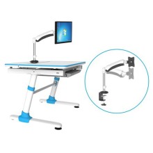 Kid Desk Using Counterbalance LCD VESA Desk Mount