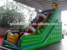 2016 outdoor inflatable mini wet & dry slide ,inflatable mini water slide with Oxford Fabric