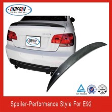 Carbon Fiber Rear Boot Spoiler Wings Lips Fit For BMW E92 Performance Sedan 08-13 rear trunk spoiler