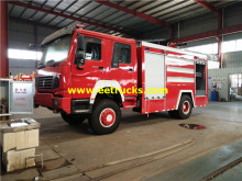 HOWO 2000 Gallons Water Fire Fighting Trucks