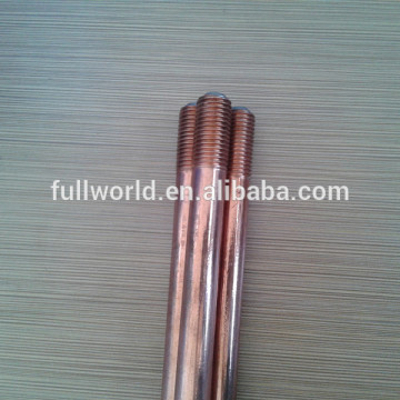 copper clad steel ground rod/copper bonded steel rod grounding materials/ground rod copper bonded