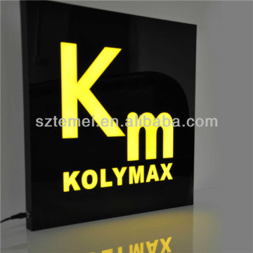 Acrylic led light box display