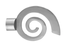 Aluminium golden Curtain Rod / curtain holder