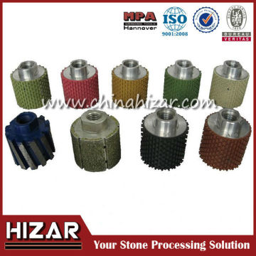 glass drilling sintered diamond tools profile wheels