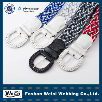 manufacturer wholesale braided leather cord belt