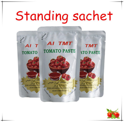 70g sachet tomato paste for Cameroon