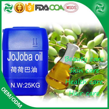 Olio puro di Jojoba, prezzo all&#39;ingrosso della fabbrica di olio di jojoba