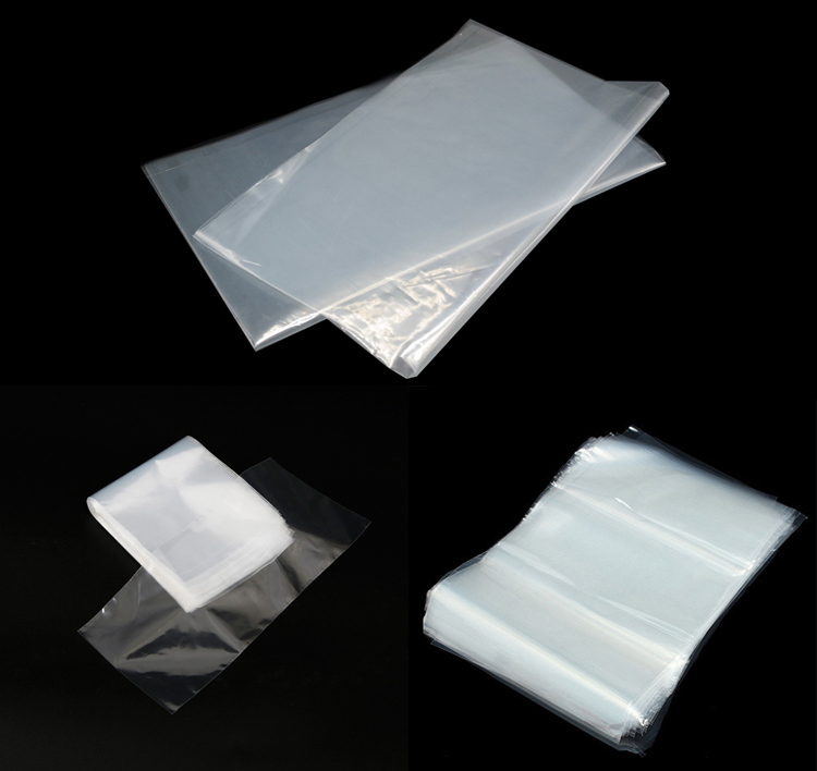 Clear Side Seal Food Grade Cooked Plastic Poly Packaging Grocery Shopping Bag