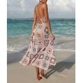 Robe longue en crochet de vacances