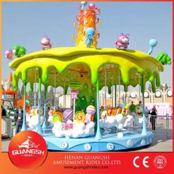 Happy carousel! China manufacture sweet worm big carousel rides for sale