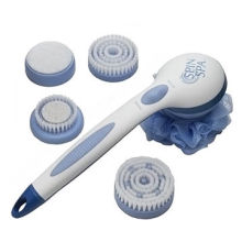 Spin Spa/Spinning Shower Brush, Operated by 3 AA Batteries