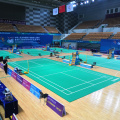 Tapetes de badminton em PVC BWF