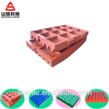 manganese crusher jaw plates fixed jaw plate