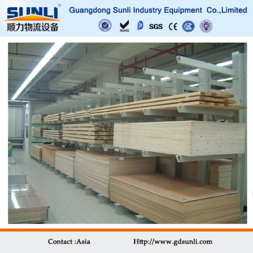 Heavy Duty Steel Storage Single-Side Cantilever Racking with CE