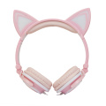 Stereo cat ear headphones headset macoron headphone