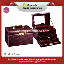 custom foldable jewelry box making supplies (WH-3672)