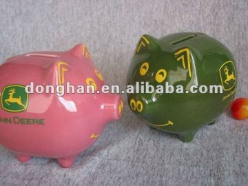 ceramic piggy money box for gift,money bank