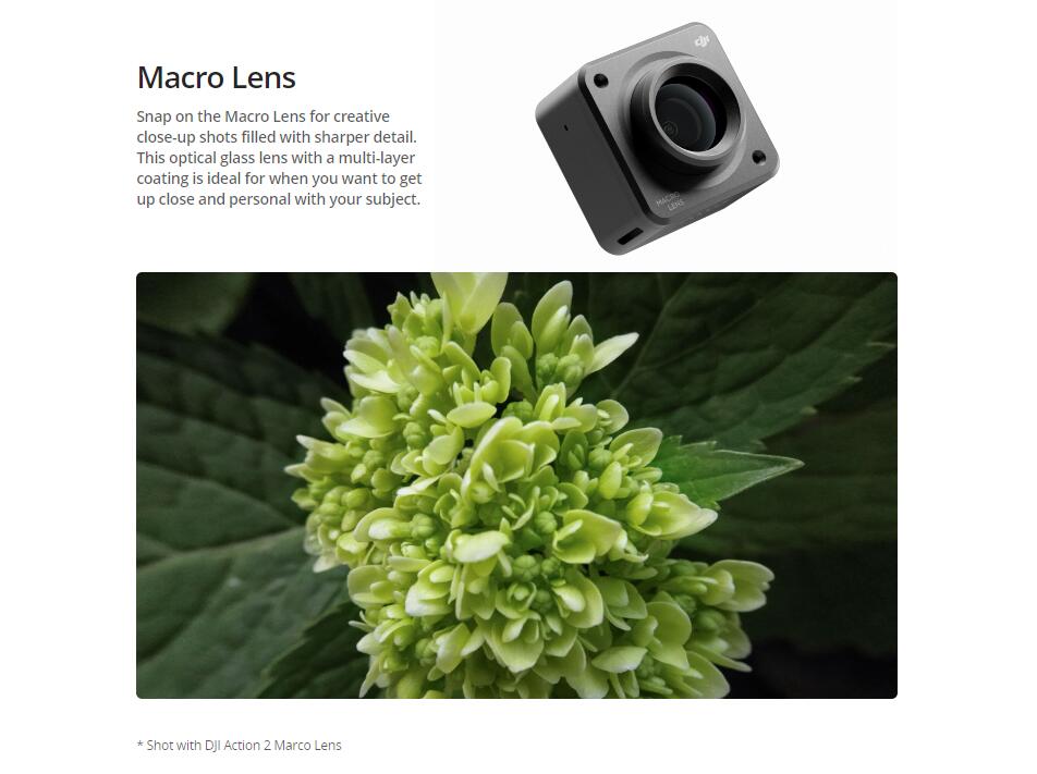 DJI New Action Camera DJI Action 2 Power Combo