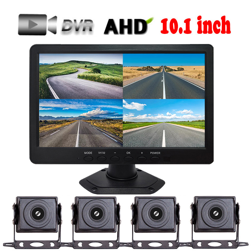 HD 4CH imperméable dans le système de surveillance des véhicules