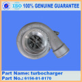 6156-81-8170 turbocompressore ORIGINALE KOMATSU PC400-7