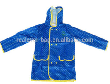 nylon pvc children raincoat