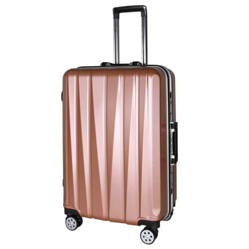 Reisbagage van de Abs-spinner trolley