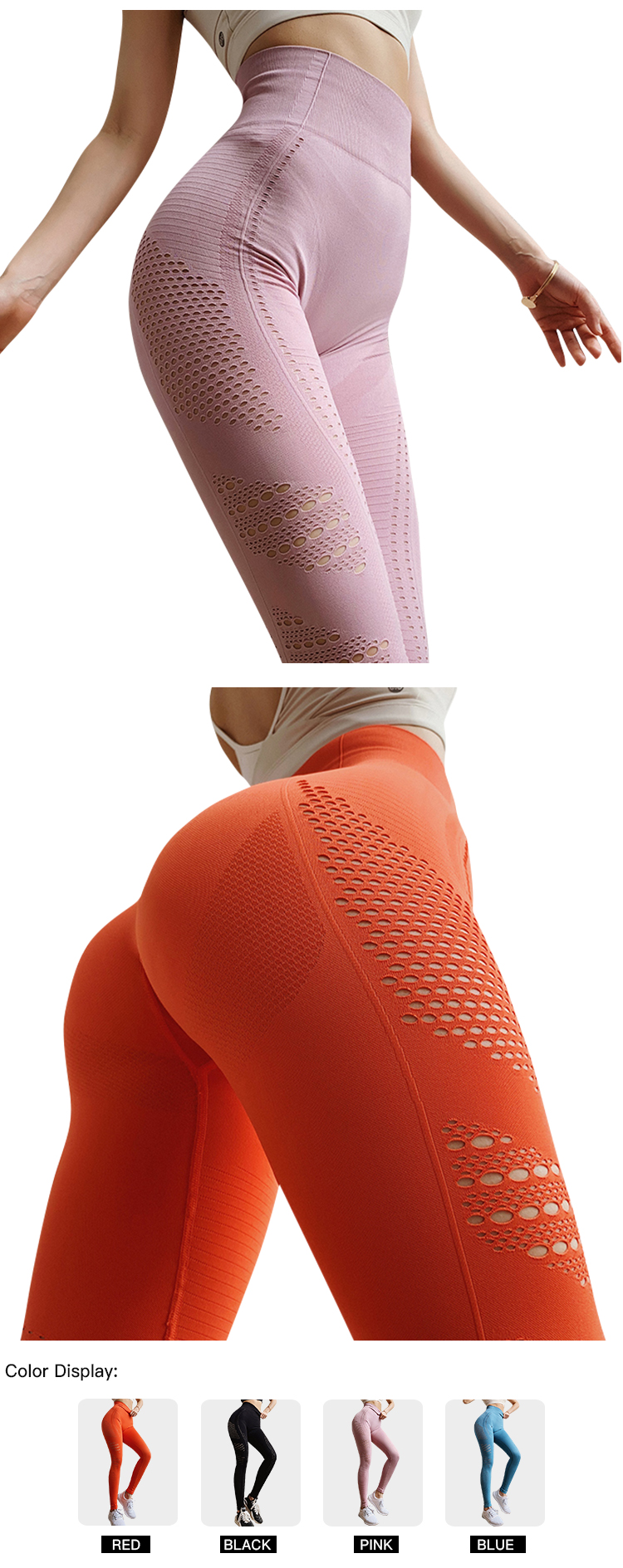 Customized Seamless Yoga Pants Women's Sports Pants High Waist Tights Fitness Pants