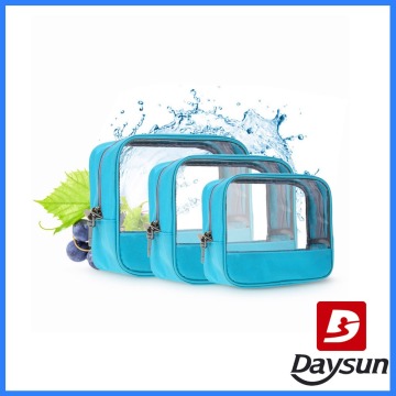 3 sets PVC packing bag travel kit Travel organizer bag
