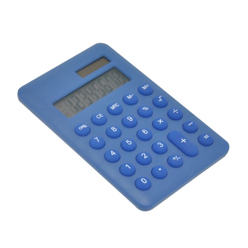 8 Digit Colorful Pocket Calculator dengan Round Key