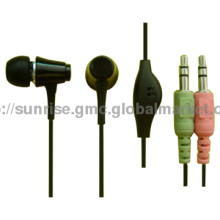 Portable Multimedia Metalic Headsets, In-ear Metalic Earbuds