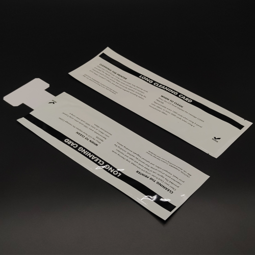 Impresora de tarjeta de cebra kit de tarjeta de limpieza de cebra limpio