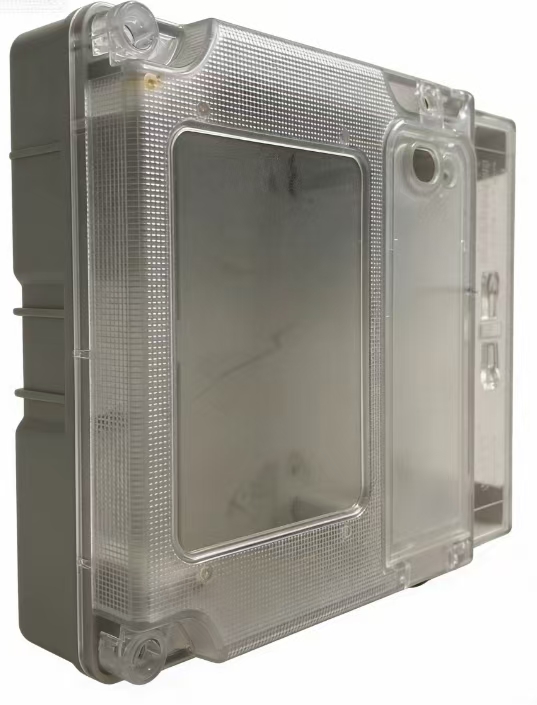 Transparent plastic shell for single-phase electronic energy meter (meter)