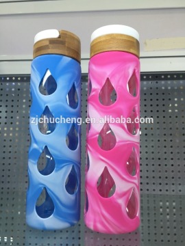 750ml Unbreakable Glass Water Bottles fruit mixed color /jelly color