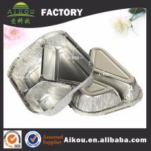 Wholesale disposable compartment aluminum foil tray/ container/ plate