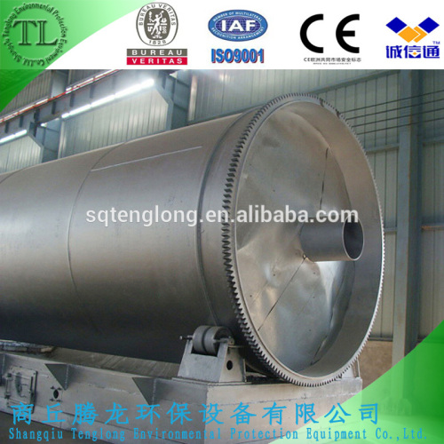 High benefit 10Tons automated waste tyre pyrolysis machine/pyrolysis plant to oil