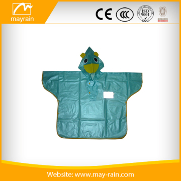 fashionable pvc kids raincoat