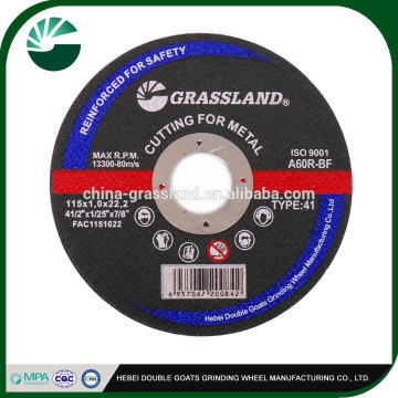 Professional and top quality metal cutting discs for metal