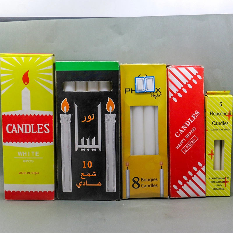 Venezuela Market 30gms White Candle with Paper Box Pack for Church