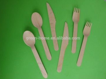 wooden disposable dishware