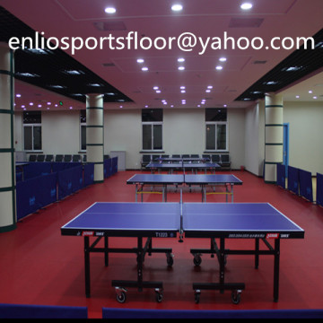 เสื่อปูพื้นปิงปอง PVC ITTF ในร่ม