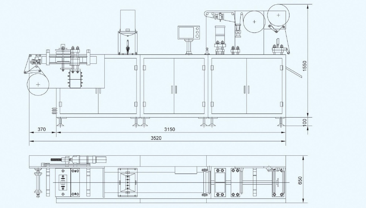 دستگاه بسته بندی بلیستر ثبت علامت دو سروو چشمی-DPP-25OS (2) Double Servo Eye Mark RegistrationBlister Packing Machine-DPP-25OS (2)